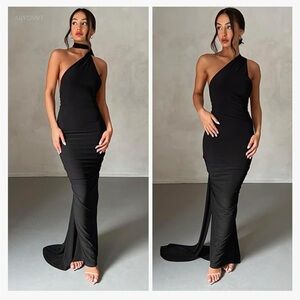 NWT - elegant party dress | Black| Slim Fit